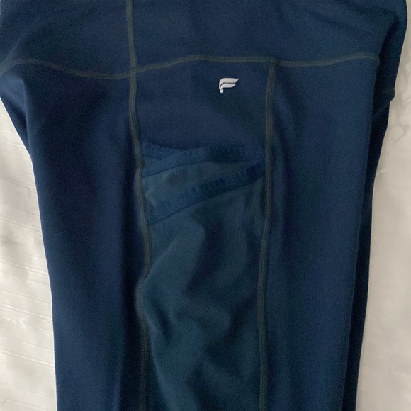 Fabletics Teal Active Leggings Waist 26” - Picture 8 of 9